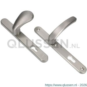 Ami VHB 257/32/2-173-378 veiligheids Rotaveer knop-kruk smalschildgarnituur SKG** Archi Design ovaal VHB 257/32/2 profielcilinder PC 92 knop 173 Varo Irox en deurkruk 378 Rota 257/32/2 profielcilinder PC 92 deurdikte 53-57 mm 625433