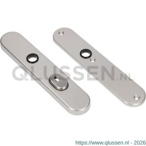 Ami VHB 250/15 KT veiligheidslangschild SKG*** kerntrekbeveiliging ovaal VHB 250/50/15 buiten KT 72 en binnen blind F1 deurdikte 38-42 mm 656143
