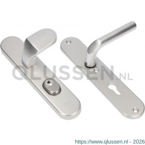 Ami VHB 250/15-145 KT veiligheids knop-kruk langschildgarnituur SKG*** kerntrekbeveiliging ovaal VHB 250/50/15 KT 55 knop 145 en deurkruk 369 profielcilinder PC 55 F1 deurdikte 38-42 mm 656311