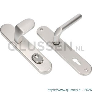 Ami VHB 250/15-145 KT veiligheids knop-kruk langschildgarnituur SKG*** kerntrekbeveiliging ovaal VHB 250/50/15 KT 92 knop 145 en deurkruk 369 profielcilinder PC 92 F1 deurdikte 38-42 mm 656371