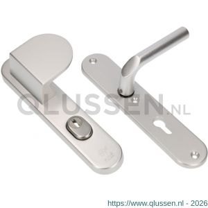 Ami VHB 250/15-90/83 KT veiligheids duwer-kruk langschildgarnituur SKG*** kerntrekbeveiliging ovaal VHB 250/50/15 KT 72 deurduwer 90/83 rechts en deurkruk 369 profielcilinder PC 72 F1 deurdikte 38-42 mm 656435