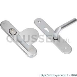 Ami VHB 250/15-90/83 KT senioren veiligheids duwer-kruk langschildgarnituur SKG*** kerntrekbeveiliging ovaal omkeer VHB 250/50/15 KT 72 omkeer 90/83 rechts en deurkruk 369 profielcilinder PC 72 omkeer F1 deurdikte 53-57 mm 656456