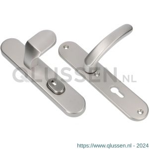 Ami VHB 250/15-145-378 KT veiligheids Rotaveer knop-kruk langschildgarnituur SKG*** kerntrekbeveiliging ovaal VHB knop 145 250/50/15 KT 72 binnen profielcilinder PC 72 en deurkruk 378 Rota F1 deurdikte 53-57 mm 656920