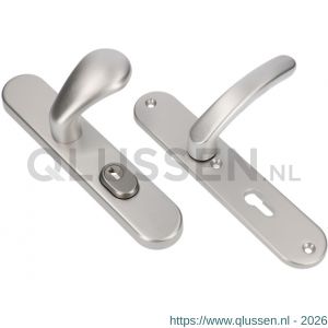 Ami VHB 250/15-173-378 KT veiligheids Rotaveer kruk-kruk langschildgarnituur SKG*** kerntrekbeveiliging ovaal VHB 173/378 Rota 250/50/15 buiten kerntrek KT 72 en binnen profielcilinder PC 72 F1 deurdikte 53-57 mm 656973