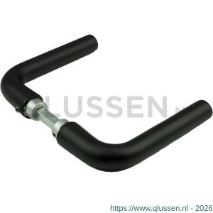 Ami 361 deurkruk aluminium deurdikte 53-57 mm zwart RAL 9005 structuur finish 739042