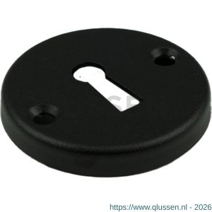 Ami 3 RH sleutelrozet aluminium rond sleutelgat SLG zwart 739302