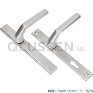 Ami VHB 251/32-379 veiligheids Rotaveer kruk-kruk smalschildgarnituur SKG** VHB deurkruk 379 Rota 251/32 blind F1 en deurkruk 379 Rota 251/32 profielcilinder PC 55 deurdikte 53-57 mm 840104
