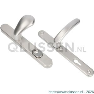 Ami VHB 257/37/2-173- 378 KT veiligheids Rotaveer kruk-kruk smalschildgarnituur SKG*** kerntrekbeveiliging ovaal VHB knop 173 Rota 257/37/2 KT 92 F1 en deurkruk 378 Rota 257/32/2 profielcilinder PC 92 deurdikte 53-57 mm 844637