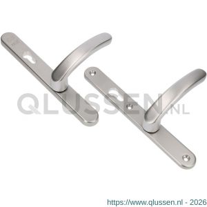 Ami VHB 257/32/2-378 veiligheids Rotaveer kruk-kruk smalschildgarnituur SKG** ovaal VHB deurkruk 378 Rota 257/32/2 profielcilinder PC 92 omkeer F1 deurdikte 63-67 mm 845198