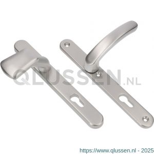 Ami VHB 257/32/2-166-378 veiligheids Rotaveer knop-kruk smalschildgarnituur SKG** ovaal VHB 257/32/2 profielcilinder PC 72 knop 166 links F1 en deurkruk 378 Rota 257/32/2 profielcilinder PC 72 deurdikte 53-57 mm 845556