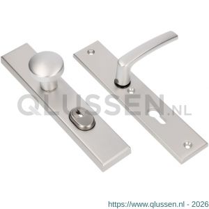 Ami VHB 251/15-169/50 KT veiligheidsvoordeur-knoplangschildgarnituur SKG*** kerntrekbeveiliging VHB 251/50/15 KT 72 knop 169/50 en deurkruk 332 profielcilinder PC 72 F1 deurdikte 38-42 mm 891221