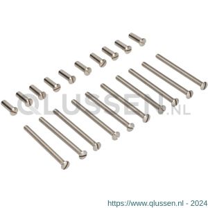 Ami patentbout compleet met huls RVS M5x60 mm schroef en huls RVS set 10 stuks 900120