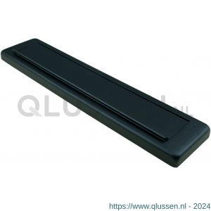Ami EP 960 briefplaat met veer aluminium deurdikte 38-42 mm zwart RAL 9005 structuur finish Climate Comfort 739610