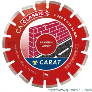 Carat diamant zaagblad CA Classic 300x22,23 mm baksteen en asfalt CAC3003000