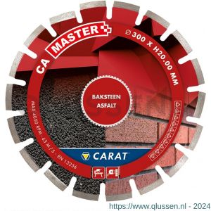 Carat diamant zaagblad CA Master 300x20,00 mm baksteen en asfalt CAM3002000