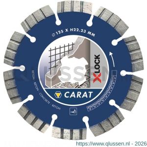 Carat diamant zaagblad doorslijper CC X-Lock DS-3500 beton CCXLOCK125