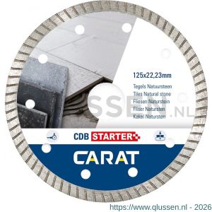 Carat diamant zaagblad CDB Starter 115x22,23 mm tegels en natuursteen CDBS115300
