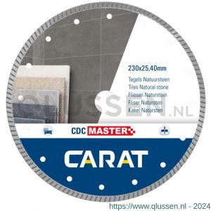 Carat diamant zaagblad CDC Master 180x22,23 mm tegels en natuursteen CDCM180300