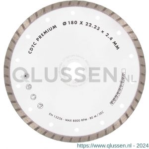 Carat diamant zaagblad CDTC Classic 180x22,23 mm tegels, beton en natuursteen CDTC180300