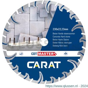 Carat diamant zaagblad CDT Master 115x22,23 mm beton en harde materialen CDTM115300