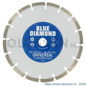 Carat diamant zaagblad CE Blue Diamond 150x22.23 mm universeel gebruik CEBD150910