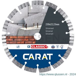 Carat diamant zaagblad CE Classic Universeel 230x22,23 mm universeel gebruik CEC2303000