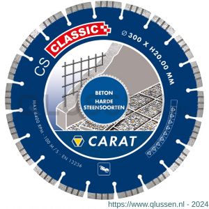 Carat diamant zaagblad CS Classic 300x20,00 mm beton en harde materialen CSC3002000