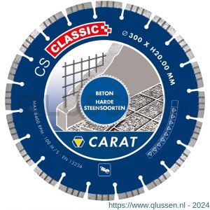 Carat diamant zaagblad CS Classic 400x20,00 mm beton en harde materialen CSC4002000