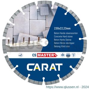 Carat diamant zaagblad CS Master 230x22,23 mm beton en harde materialen CSM2303000