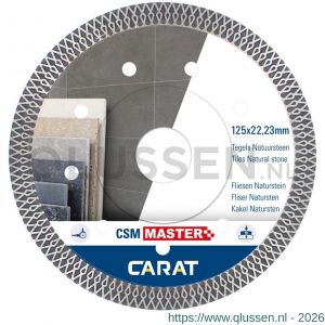Carat diamant zaagblad CSM Master 115x22,23 mm tegels en natuursteen CSMM115300