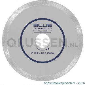 Carat diamant zaagblad CS Blue Diamond 125x22,23 mm tegels en natuursteen CSMS1253BD