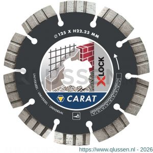 Carat diamant zaagblad X-Lock 125x22,23 mm universeel CUXLOCK125