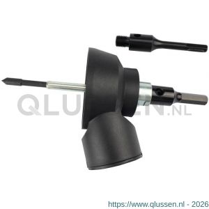 Carat DustProtect stofzuigadapter diamantboor M16 met zeskant, SDS spil en centreerpen DPB0380000