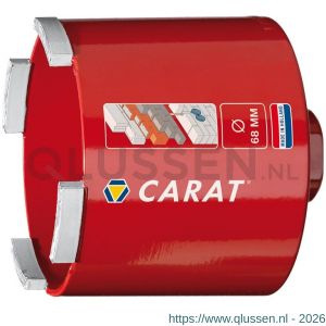 Carat diamant dozenboor Dustec Eco droog gebruik 68x60 mm x M16 baksteen en abrasieve materialen HTS068604E