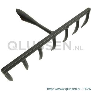 DeWit zaadhark met 7 vierkante tanden zonder steel 1102
