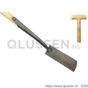 DeWit zwanehals bandschep 100 mm met lip essen steel 750 mm 2054