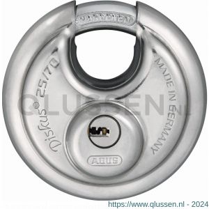 Abus discusslot RVS EC cilinder SB 25/70 C 35825