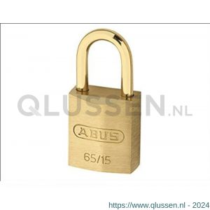 Abus messing cilinder hangslot 65/15 KA 152 09327