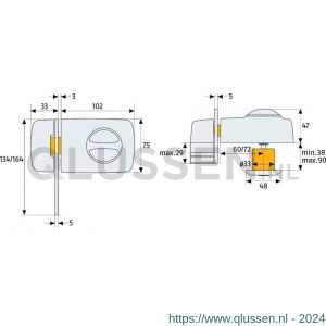 Abus bijzet cilinderslot 7030 S 53275