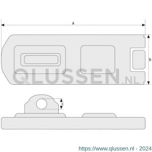 Abus zwaar gietstalen overval 130/180 B/EFSPP 35444