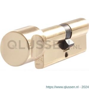 Abus knopcilinder Polished Brass blister E60PB C35/K35 B 54911