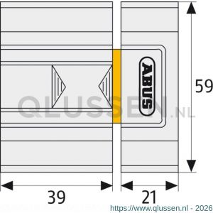 Abus schuifgrendel SR 30 B C 35254