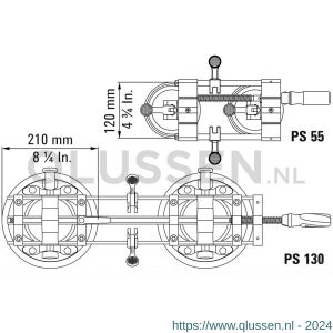 Bessey platenspanner 10-55 mm PS55