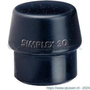 Halder 3202 hamer dop Simplex rubber 30 mm 3202.030