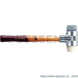 Halder 3138 hamer Simplex aluminium TPE-Mid-nylon 40 mm 3138.040