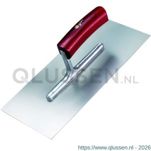 Melkmeisje plakspaan RVS met gebogen greep 280x130 mm MM327280