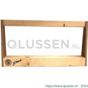 Melkmeisje spackmes verzamelbak hout MM550600