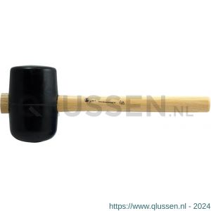 Melkmeisje rubber hamer 90 mm zacht rubber vlak-rond MM784090