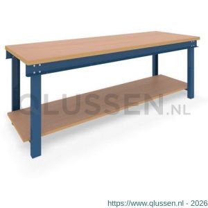 Brakel BP250.55 beukenmultiplex bodemlegbord voor BL werktafel 2500x550x25 mm