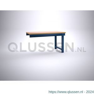 Brakel BL250LA werktafel aanbouw BL-LA met liggers zonder bodemlegbord in hoogte verstelbaar 2500x750x645-1000 mm RAL 5009